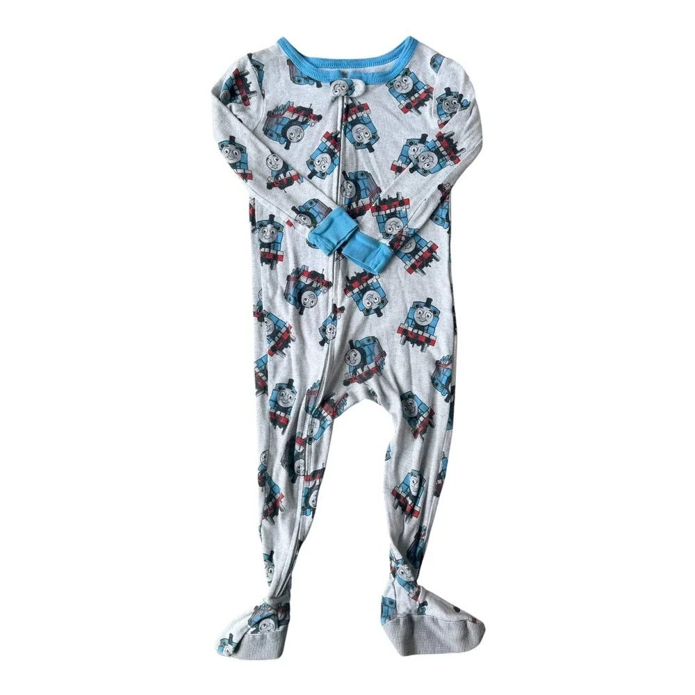 Carter's Toddler Thomas & Friends 2T Footie Pajamas Snug Fit Cotton Train PJs
